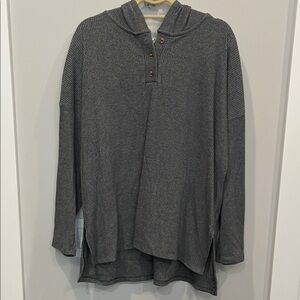 Old Navy Women's Gray Hooded Sweatshirt